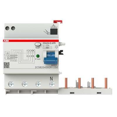 ABB DDA204 B-25/0.03 AP-R Residual Current Device Block