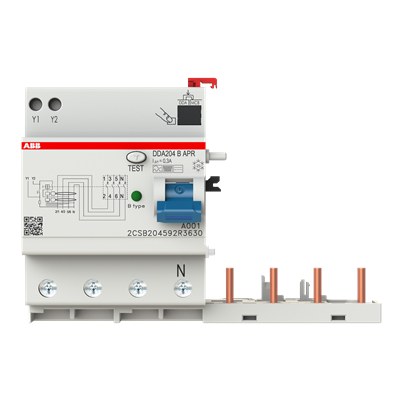 ABB DDA204 B-63/0.3 AP-R Residual Current Device Block