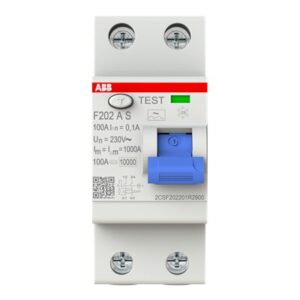 ABB F202 A S-100/0.1 Residual Current Circuit Breaker