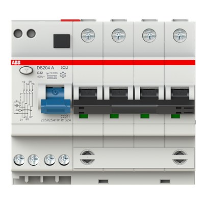 ABB DS204 A-C32/0.03 Residual Current Circuit Breaker With Overcurren