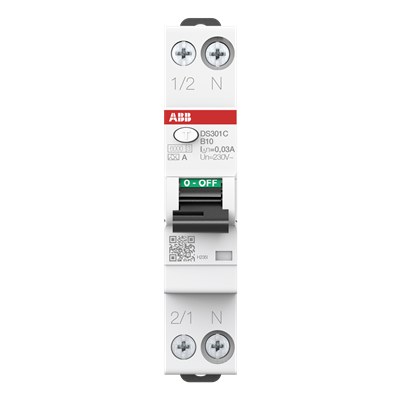 ABB DS301C B10 A30 Residual Current Circuit Breaker With Overcurren