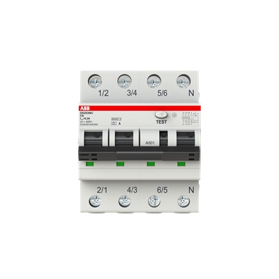 ABB DS203NC C6 A300 Residual Current Circuit Breaker With Overcurren