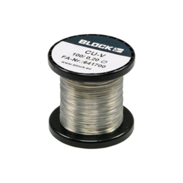 Block CU-V 100/1,00 Copper wire tin-plated
