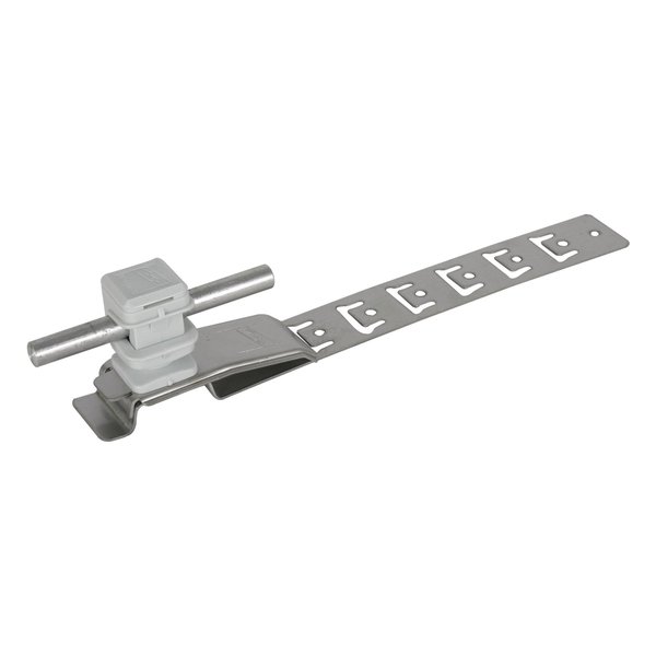 Dehn LH US 8 H16 L205 KT GR V2A Roof Conductor Holder UNIsnap