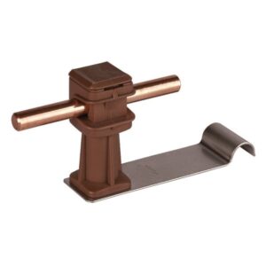 Dehn DLH DS 8 H36 L90 EH BR V2A Roof Conductor Holder Snap