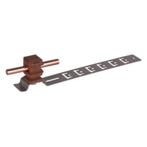 Dehn DLH US 8 H16 L205 BR V2A Roof Conductor Holder UNIsnap