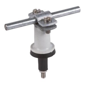 Dehn DLH ZS 7.10 FL20 KT12 STTZN Roof Conductor Holder With Two-screw Cleat