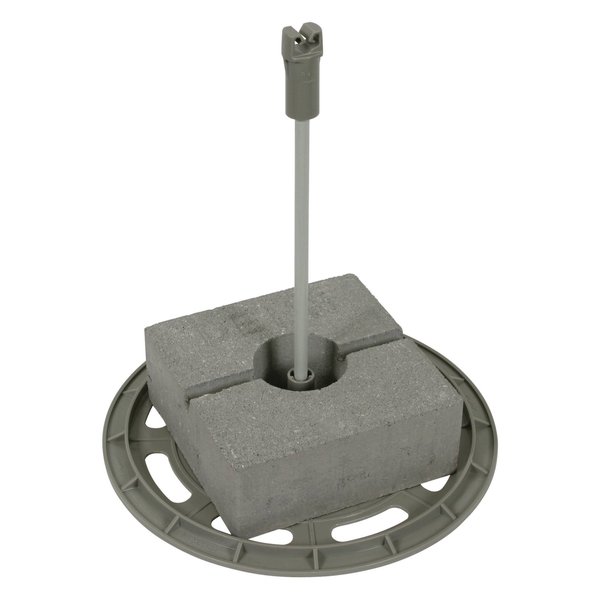 Dehn DIDLH 8 H435 D300 BS Roof Conductor Holder Set Iso-DLH