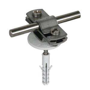 Dehn LH ZS 7.10 FL30 AS KD8X40 V2A Conductor Holder With Stainless Steel Cleat