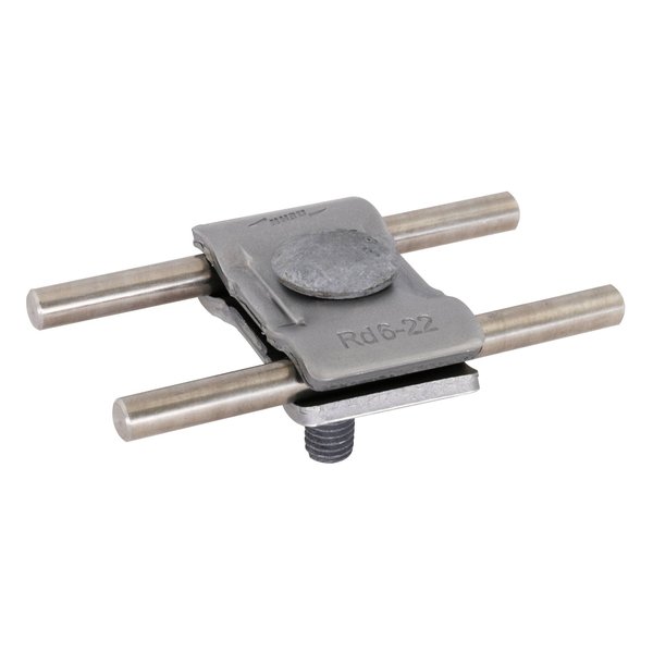 Dehn PV 6.22 FRM10X40 STBLANK Lightning Protection Connector Parallel Steel/ba