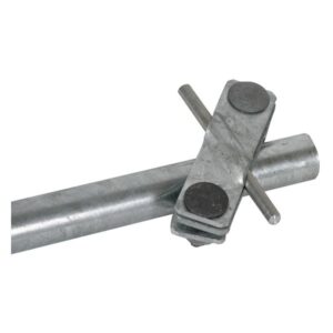 Dehn AS S RE 27 7.10 FL40 STTZN Connection Clamp For Tubular Earth Rod