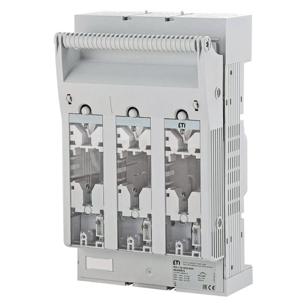 ETI KVL-1 3p M10-M10 Distributor Assembly Low Voltage HRC Fuse