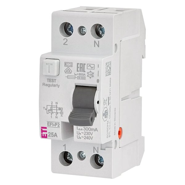ETI EFI-P2 AC 25/0.3 Residual Current Circuit Breaker
