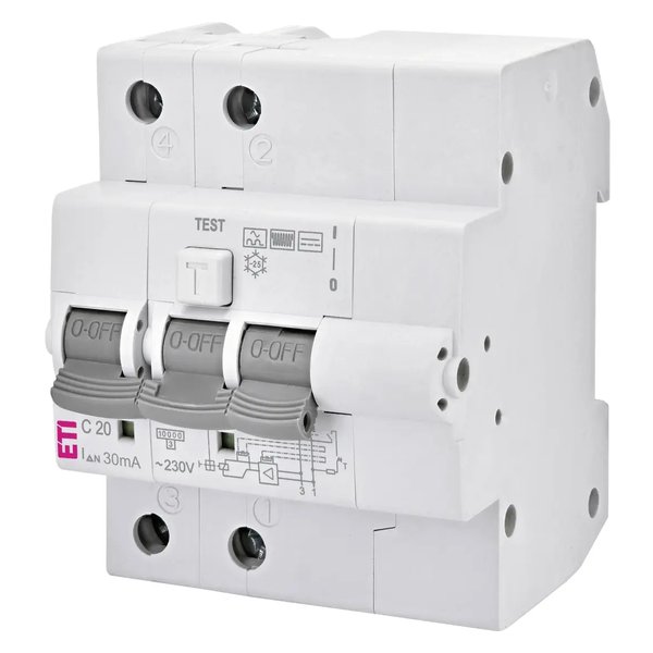ETI KZS-4M 2p B C20/0.03
