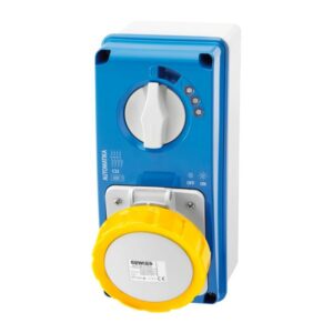 Gewiss GW66064N VERTICAL FIXED INTERLOCKED SOCKET OUTLET