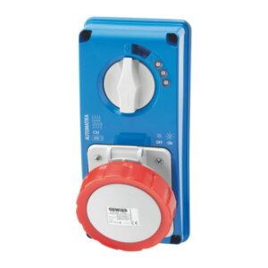 Gewiss GW66170N VERTICAL FIXED INTERLOCKED SOCKET OUTLET