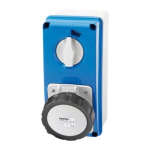 Gewiss GW66210N VERTICAL FIXED INTERLOCKED SOCKET OUTLET