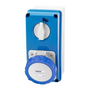 Gewiss GW66217N VERTICAL FIXED INTERLOCKED SOCKET OUTLET