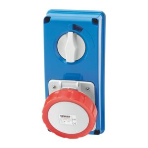 Gewiss GW66308N VERTICAL FIXED INTERLOCKED SOCKET OUTLET
