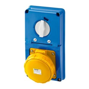 Gewiss GW66347N VERTICAL FIXED INTERLOCKED SOCKET OUTLET