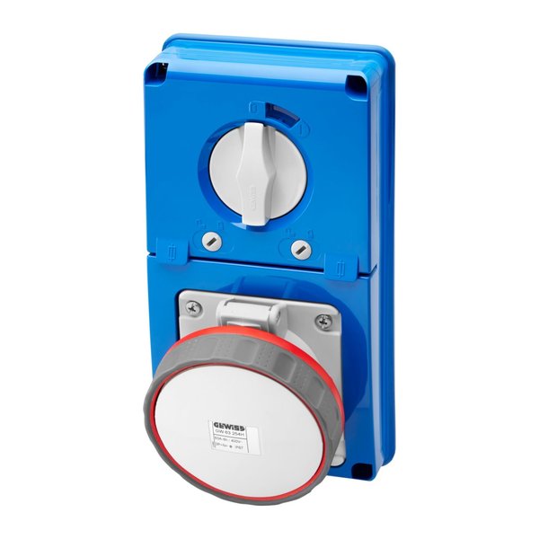 Gewiss GW66351N VERTICAL FIXED INTERLOCKED SOCKET OUTLET