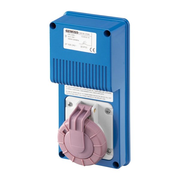 Gewiss GW66359N VERTICAL FIXED INTERLOCKED SOCKET OUTLET
