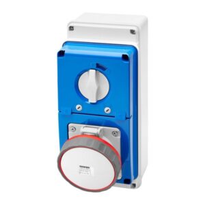 Gewiss GW67253N VERTICAL FIXED INTERLOCKED SOCKET OUTLET