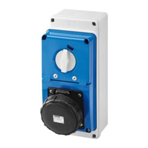 Gewiss GW67254N VERTICAL FIXED INTERLOCKED SOCKET OUTLET