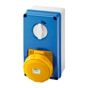 Gewiss GW67256N VERTICAL FIXED INTERLOCKED SOCKET OUTLET