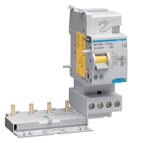 Hager BD425N Earth Leakage Add-on Block 4P