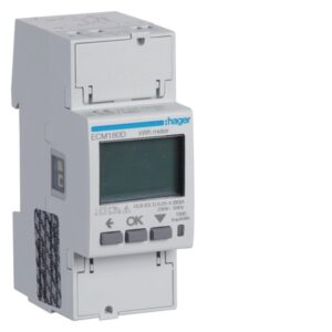 Hager ECM180D 1ph Kwhmeter Direct 2M MBUS
