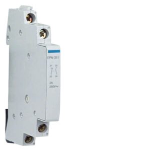 Hager EPN051 Auxiliary Contact 1nc+1no
