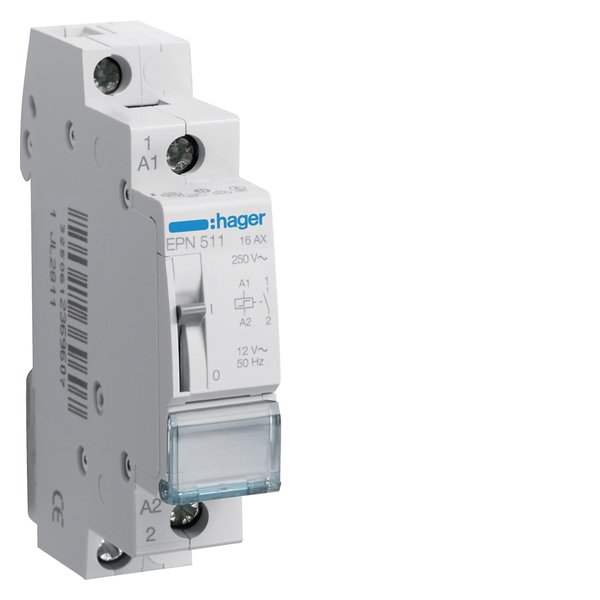 Hager EPN511 Latching Relay 1no