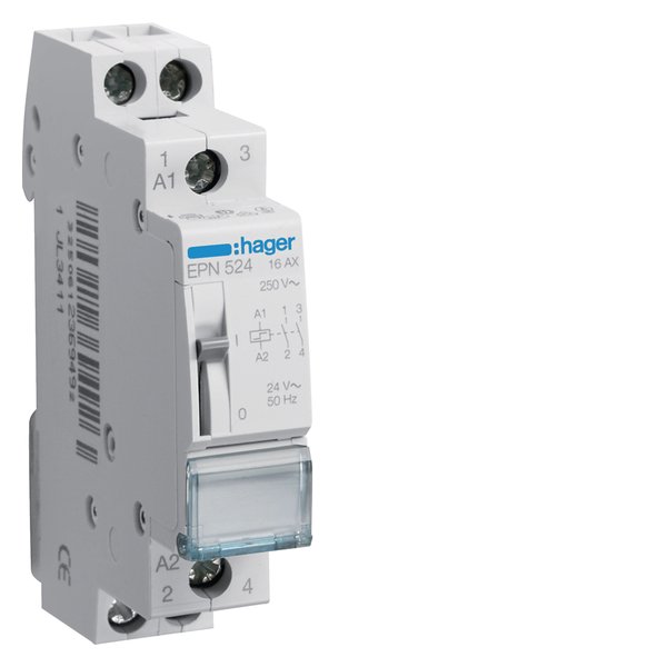 Hager EPN524 Latching Relay 2no