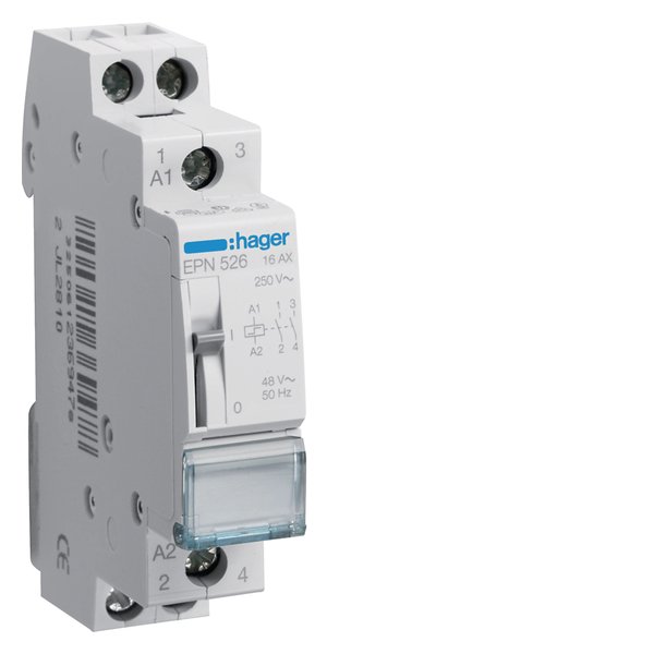 Hager EPN526 Latching Relay 2no