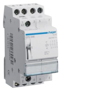 Hager EPN546 Latching Relay 3no+1nc