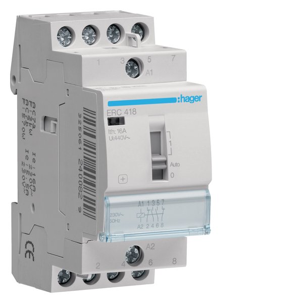 Hager ERC418 Relay 2NO+2NC