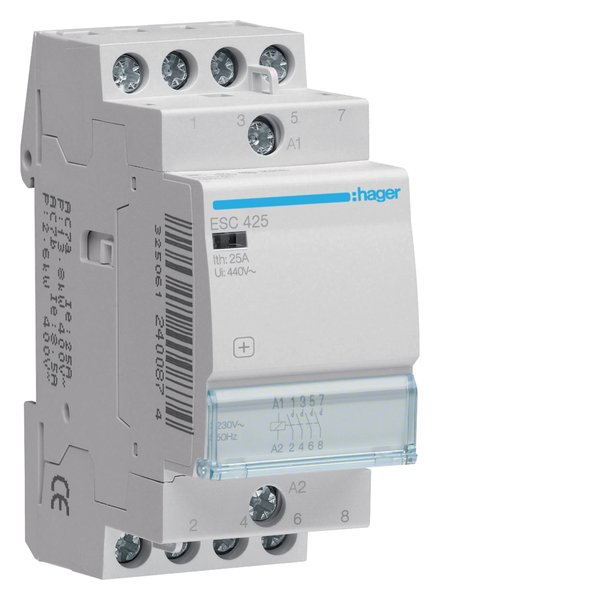 Hager ESC425 Contactor 4NO