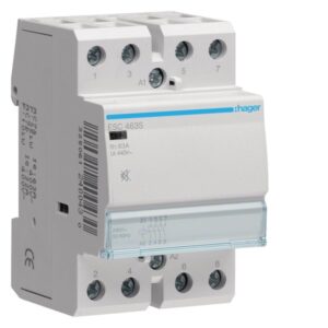 Hager ESC463S Contactor Humfree 4NO