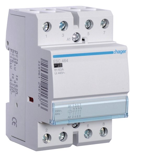 Hager ESC464 Contactor 4NC