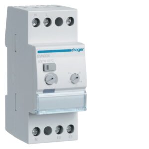 Hager EVN004 DIN Rail LED/CFL Enhanced Dimmer