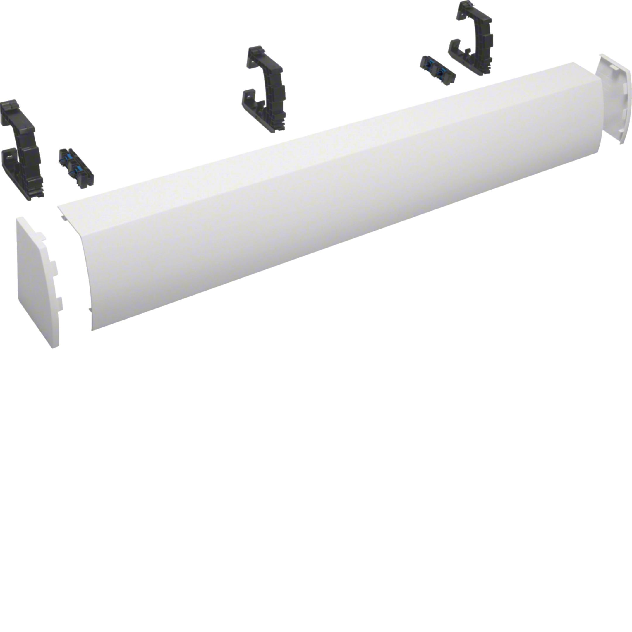 Hager FZ445N Cable Cover 5-section Box Fixation
