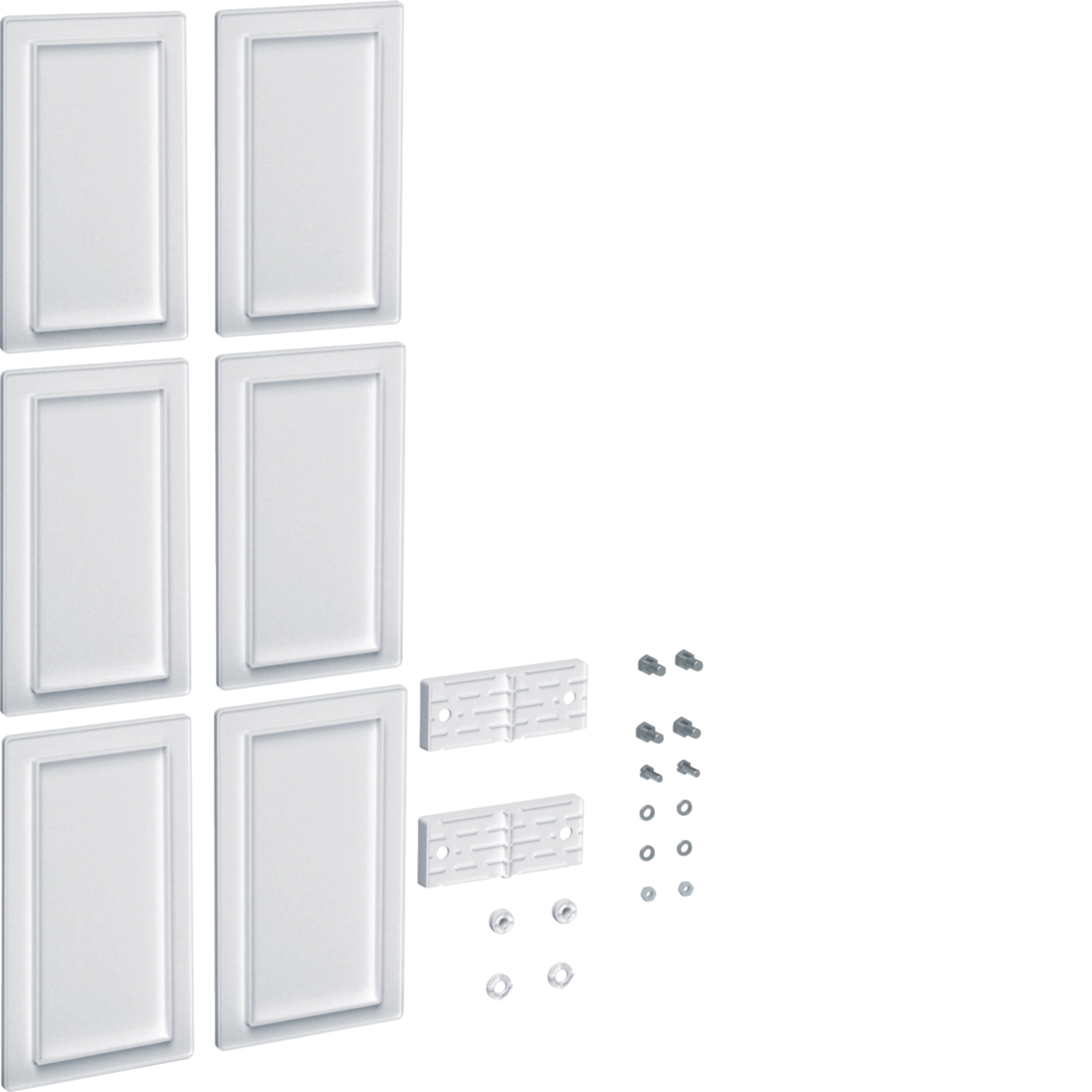 Hager FZ776A Adapter set Vertical 6-section FR/FS