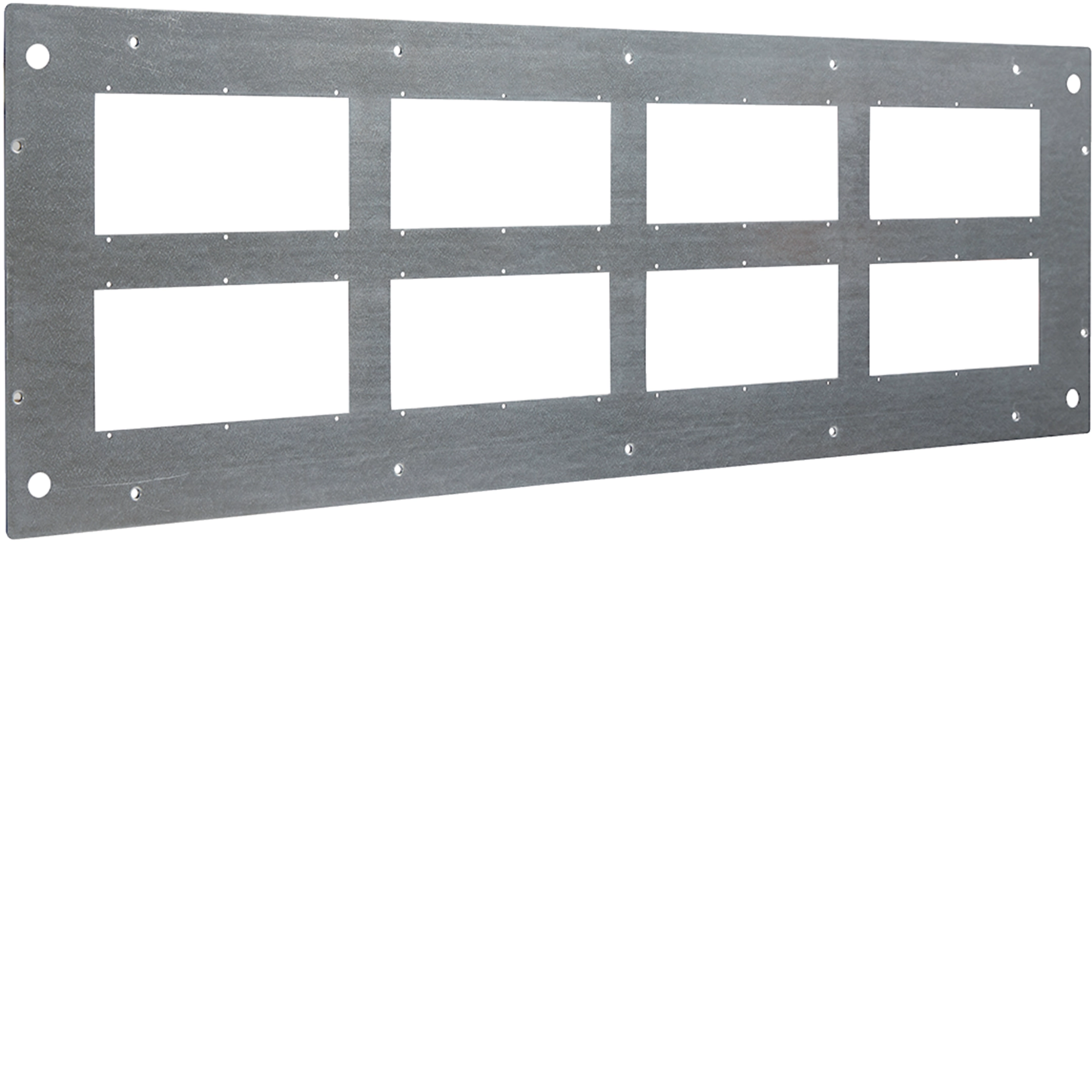 Hager FZ881WF Cover Plate Slotted (WxD) Galvanised