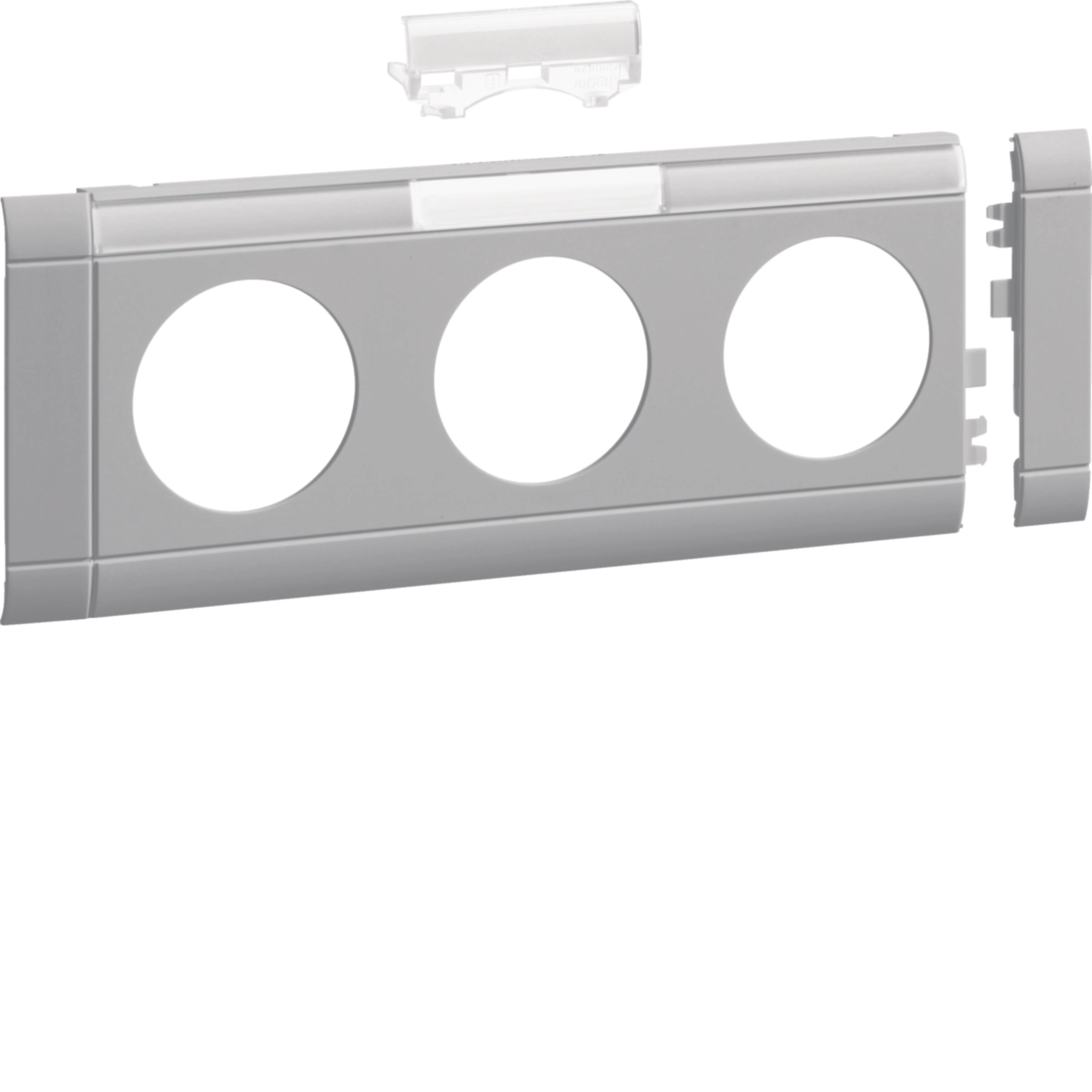 Hager GB080317035 Frontplate 3-gang Socket Lid