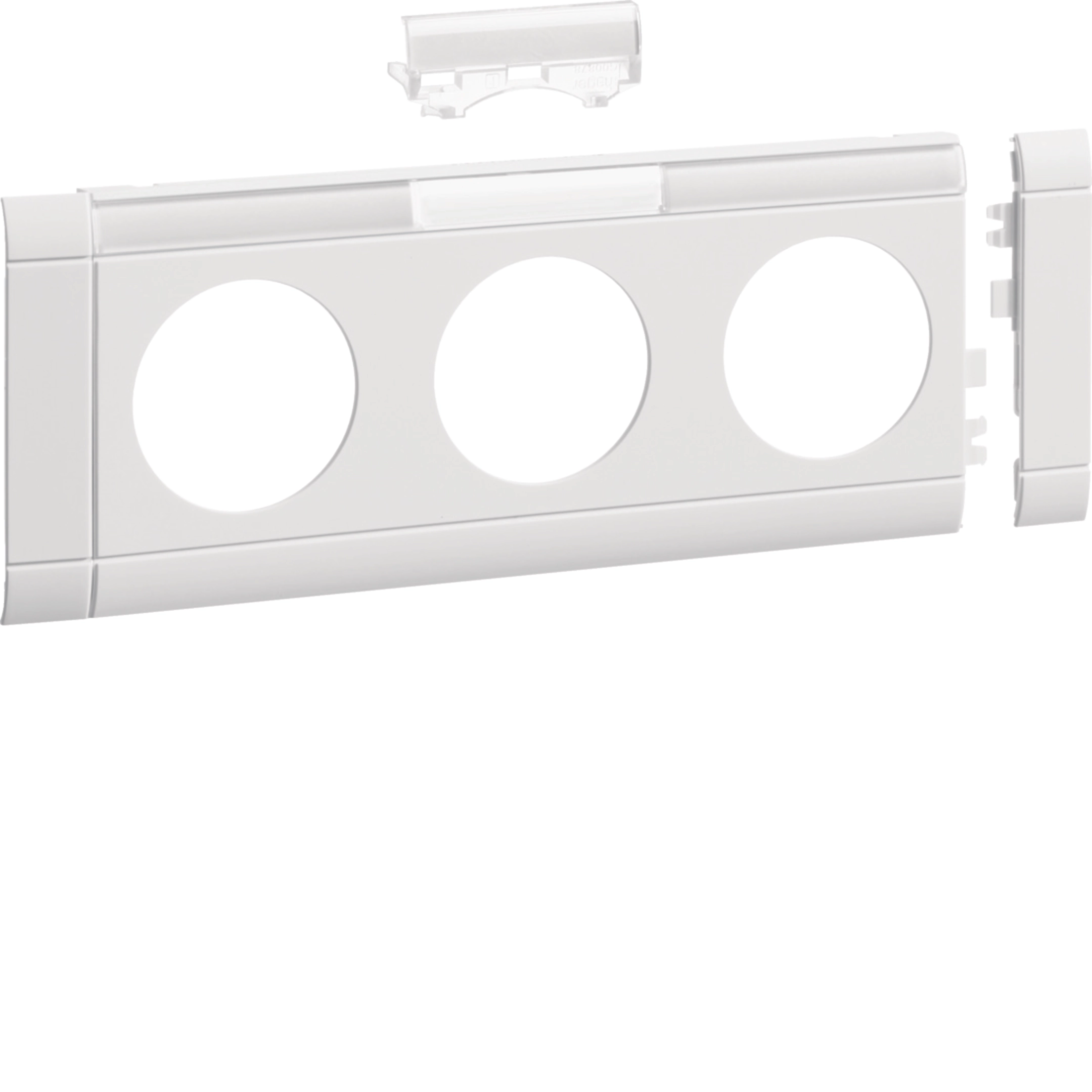 Hager GB080319016 Frontplate 3-gang Socket Lid