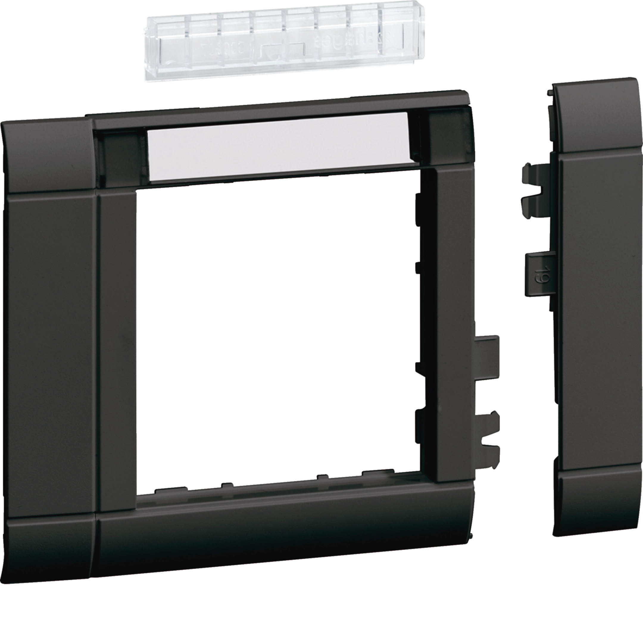 Hager GR0802A9011 Frontplate Mod. Hfr 80mm