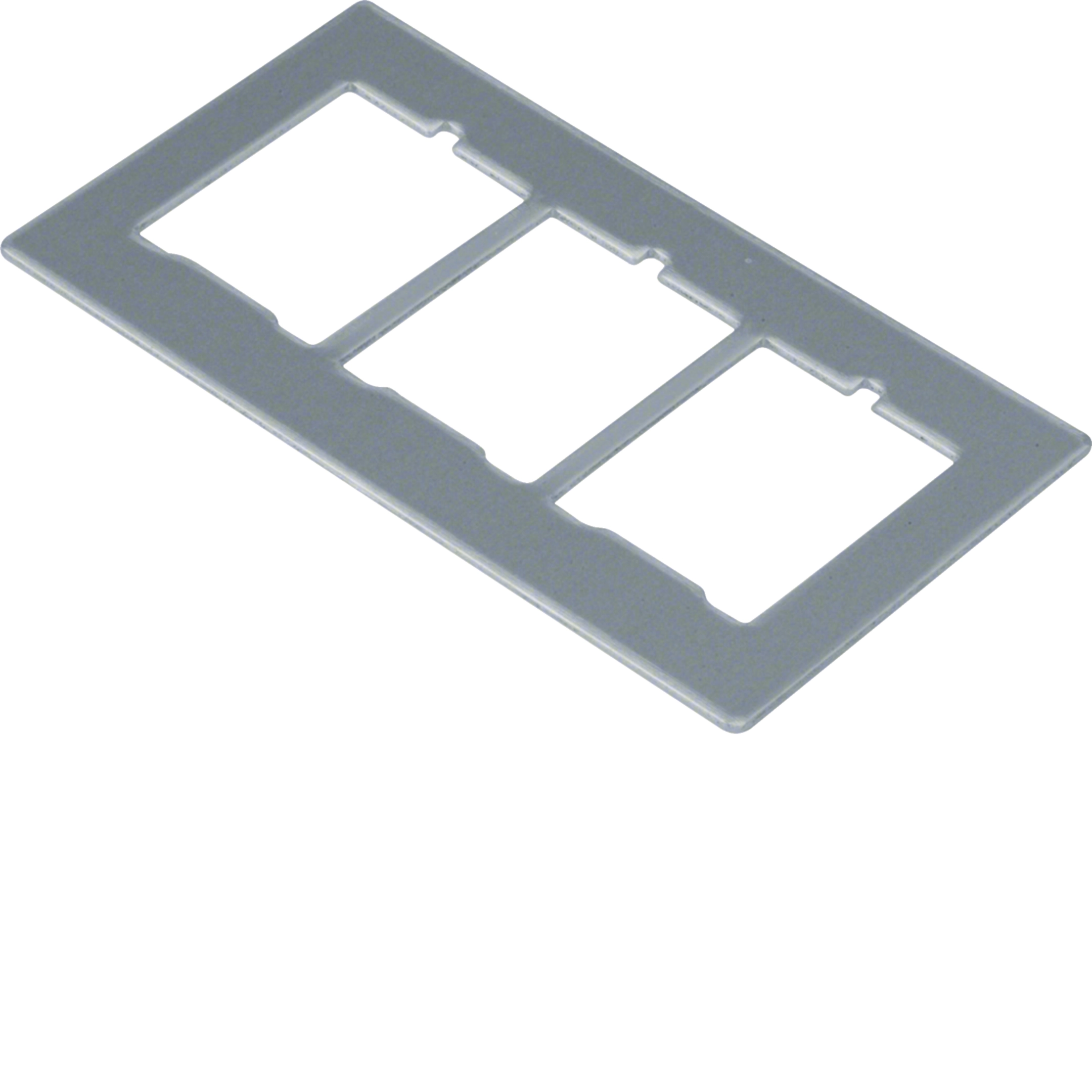 Hager GTVDM063 Support Plate for GTVD2/3 3xRJ45
