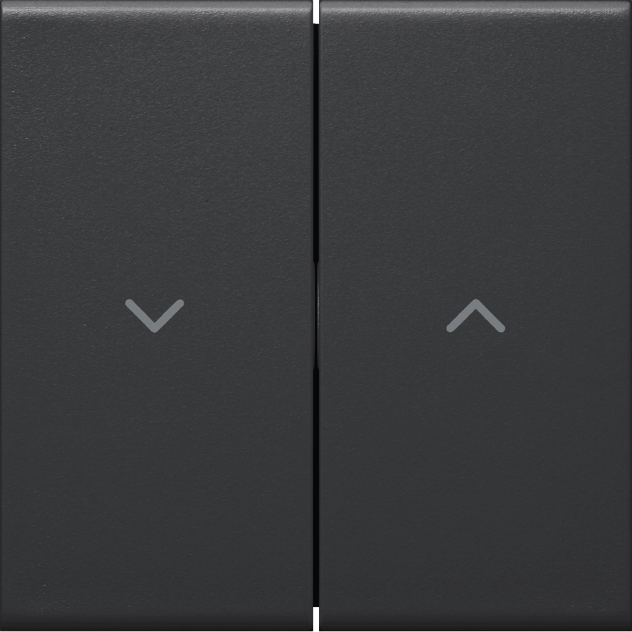 Hager GW2AB9011 Rocker 2-gang Jalousie Switch