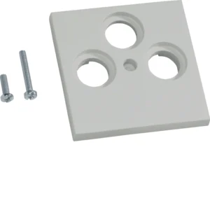 Hager GZSAT3A7035 Central Plate TV/SAT 3-gang